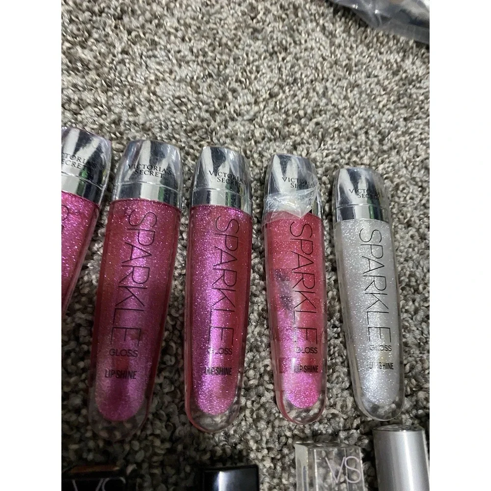 Victoria's Secret Makeup Lot, Lip Gloss Lot Of 17 Lip Colors NEW